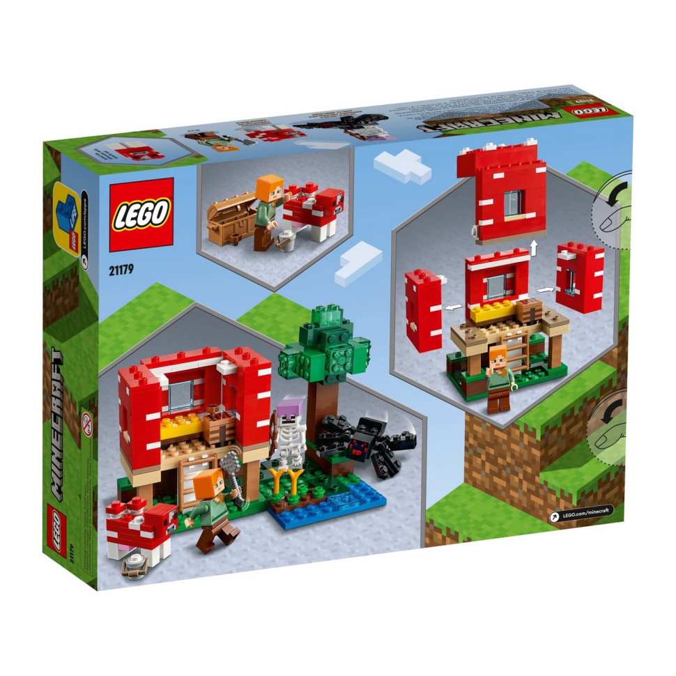 Конструктор LEGO Minecraft Грибний будинок 21179