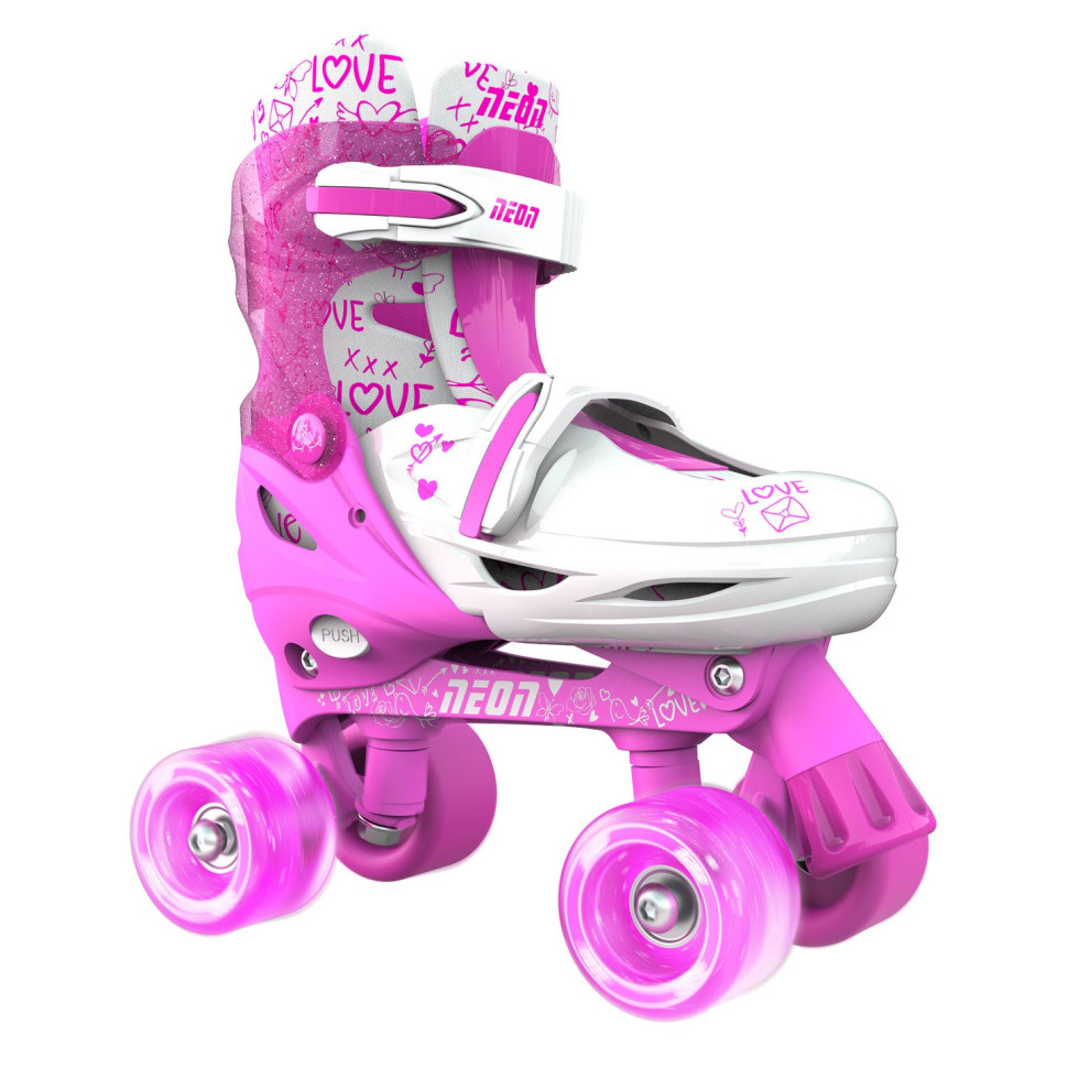 Роликовые коньки Neon Combo Skates Розовый (Размер 34-38) NT10P4