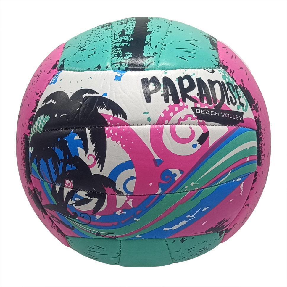 М'яч волейбольний Bambi EV-3369(Turquoise-Pink) діаметр 20,7 см