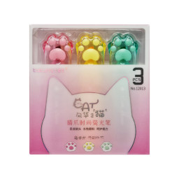 Набор фломастеров "Кошачья лапка" Bambi 12013-H 3 цвета (Вид 1)