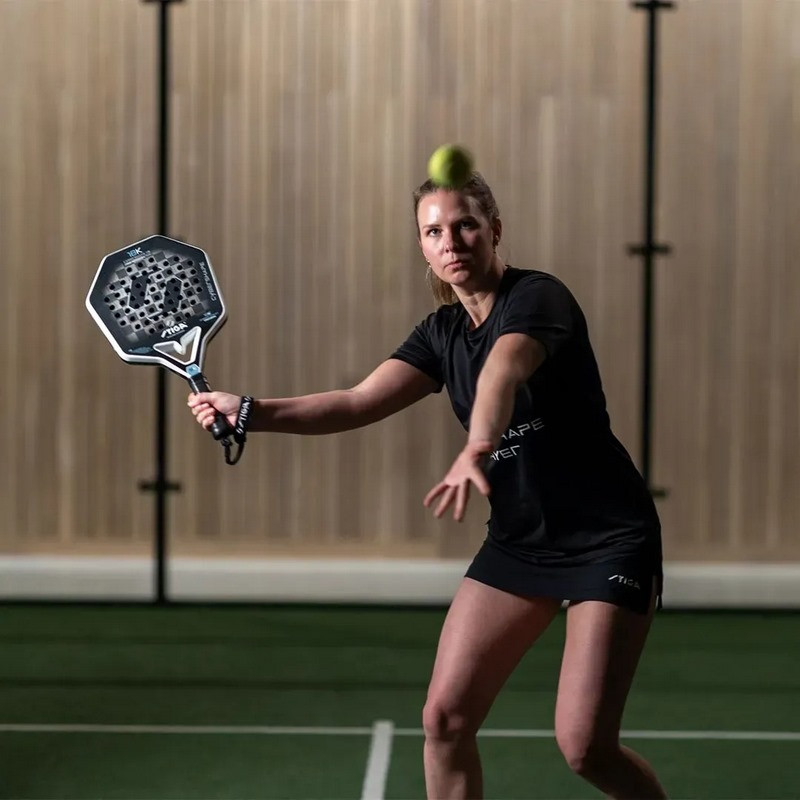 Ракетка для падел тенісу Racket Cybershape 18K 2202-1701-03 Stiga 931816