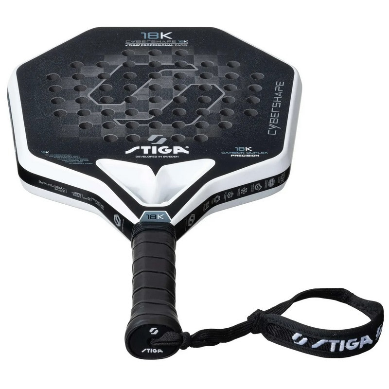 Ракетка для падел тенісу Racket Cybershape 18K 2202-1701-03 Stiga 931816