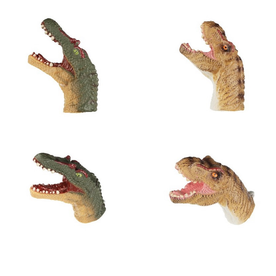 Игровой набор Same Toy Пальчиковый театр 2 ед, Спинозавр и Тиранозавр X236UT-3