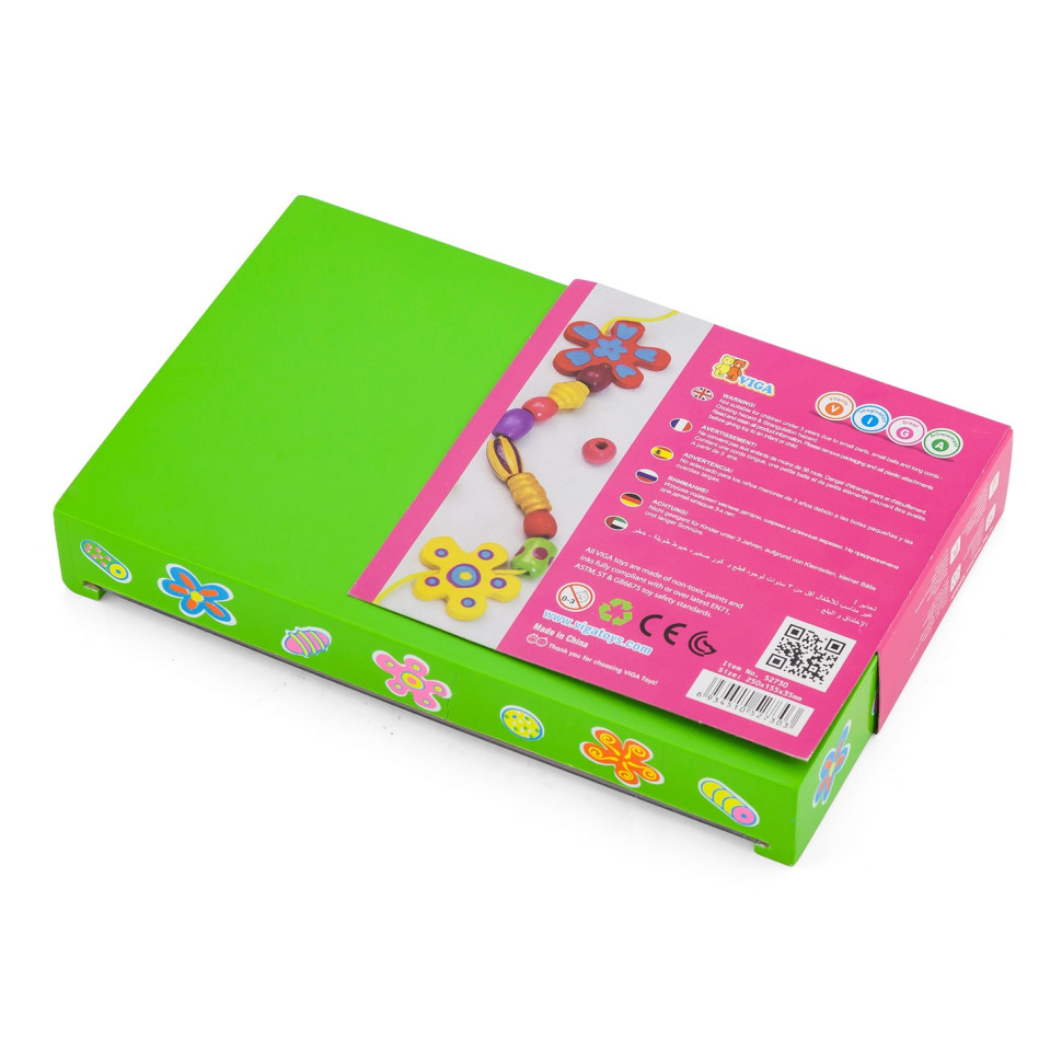 Набір для творчості Намисто з квітів Viga Toys 52730, 194 деталі