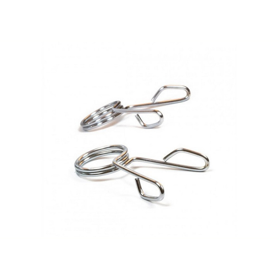 Пружинні замки для олімпійського грифа EasyFit EF-8057 Silver 50 мм 