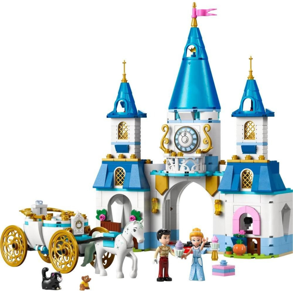Конструктор Замок Попелюшки й карета LEGO 43275, 596 деталей