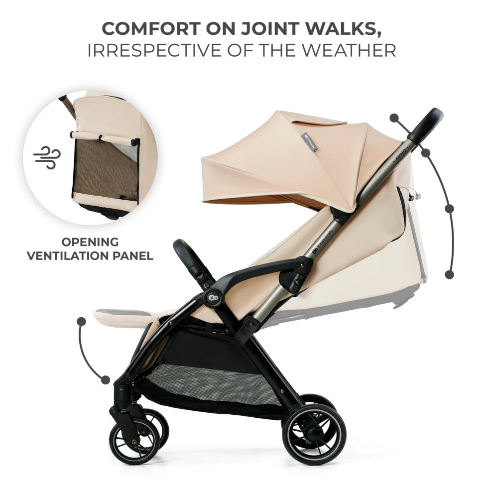Прогулочная коляска Apino Dune Kinderkraft KSAPIN00BEG0000 Beige 