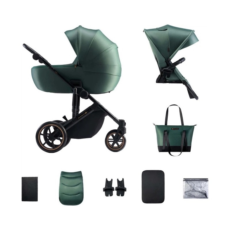Універсальна коляска 2 в 1 Prime 2 Kinderkraft KSPRIM02GRE2000 Dark Green