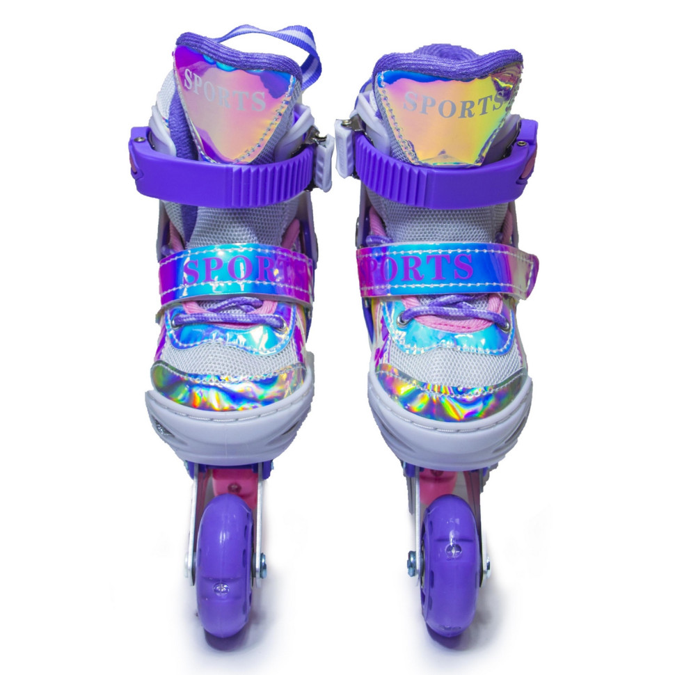 Дитячі розсувні ролики Scale Sports 626874536 райдужний фіолетовий, розмір 26-29