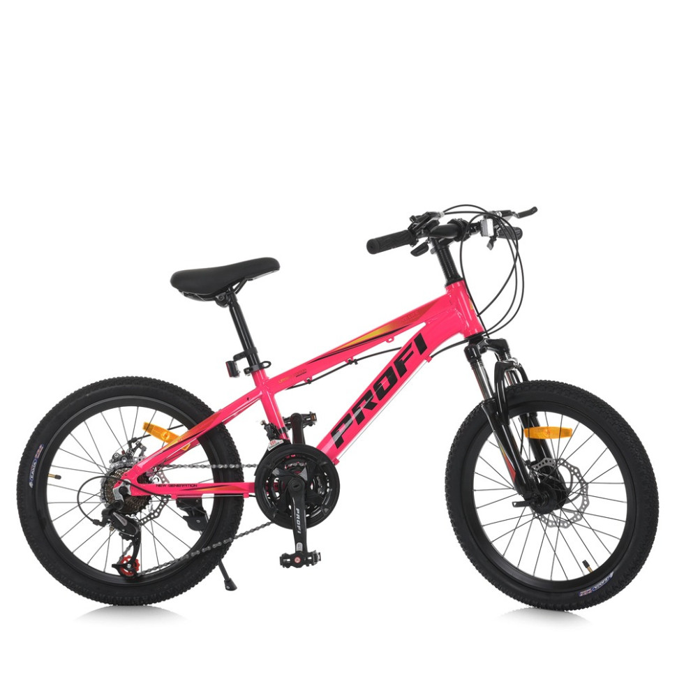 Велосипед подросковый Profi MTB2001-3, 20 дюймов, розовый 