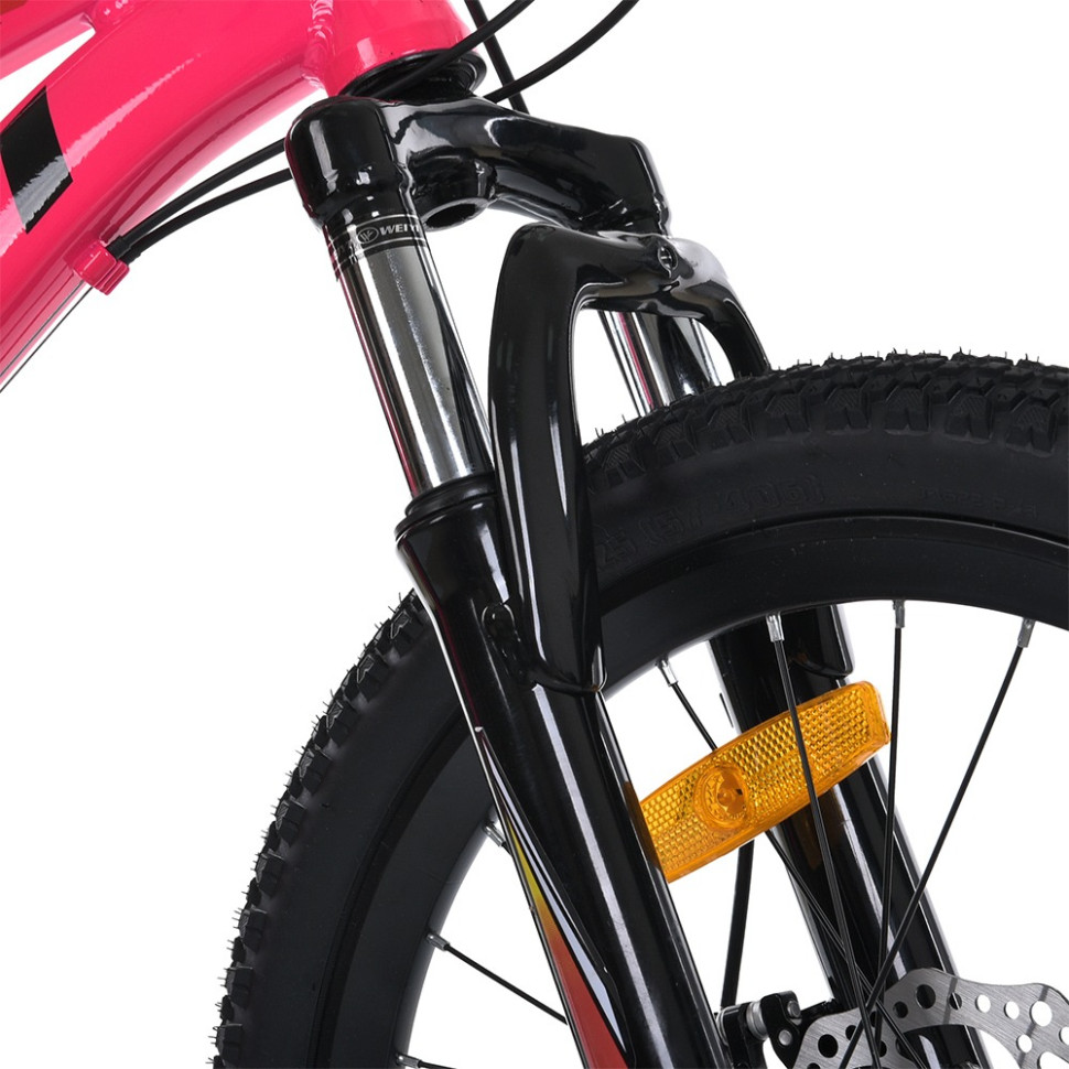 Велосипед подросковый Profi MTB2001-3, 20 дюймов, розовый 