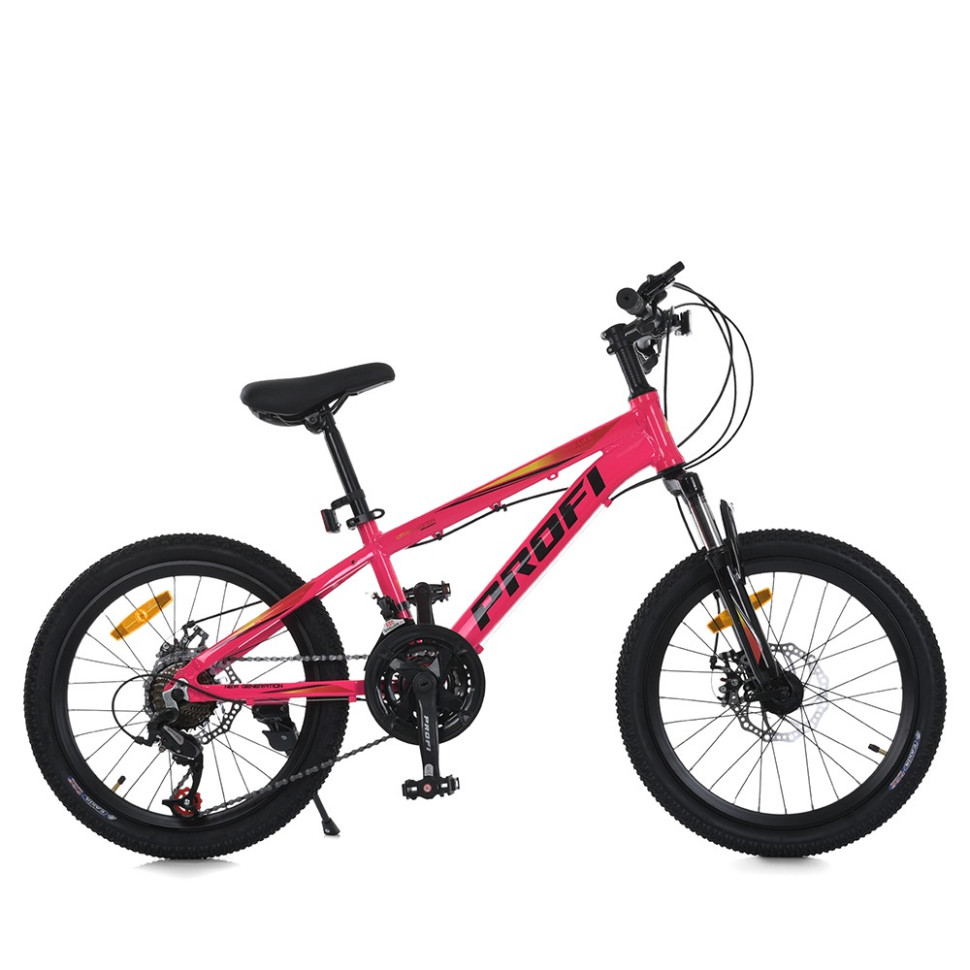 Велосипед подросковый Profi MTB2001-3, 20 дюймов, розовый 