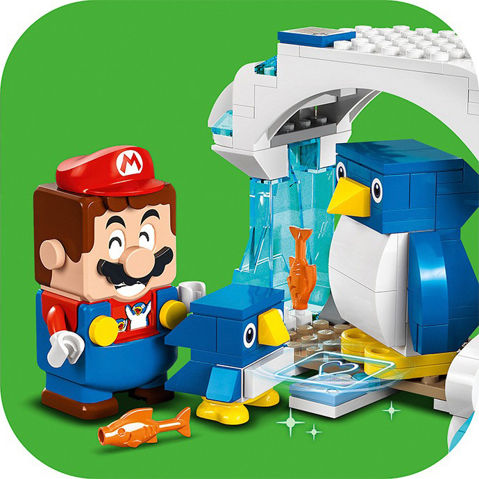 Конструктор LEGO Super Mario Снігова пригода родини penguin. Додатковий набір 71430, 228 деталей 