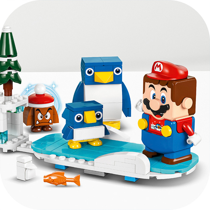 Конструктор LEGO Super Mario Снігова пригода родини penguin. Додатковий набір 71430, 228 деталей 