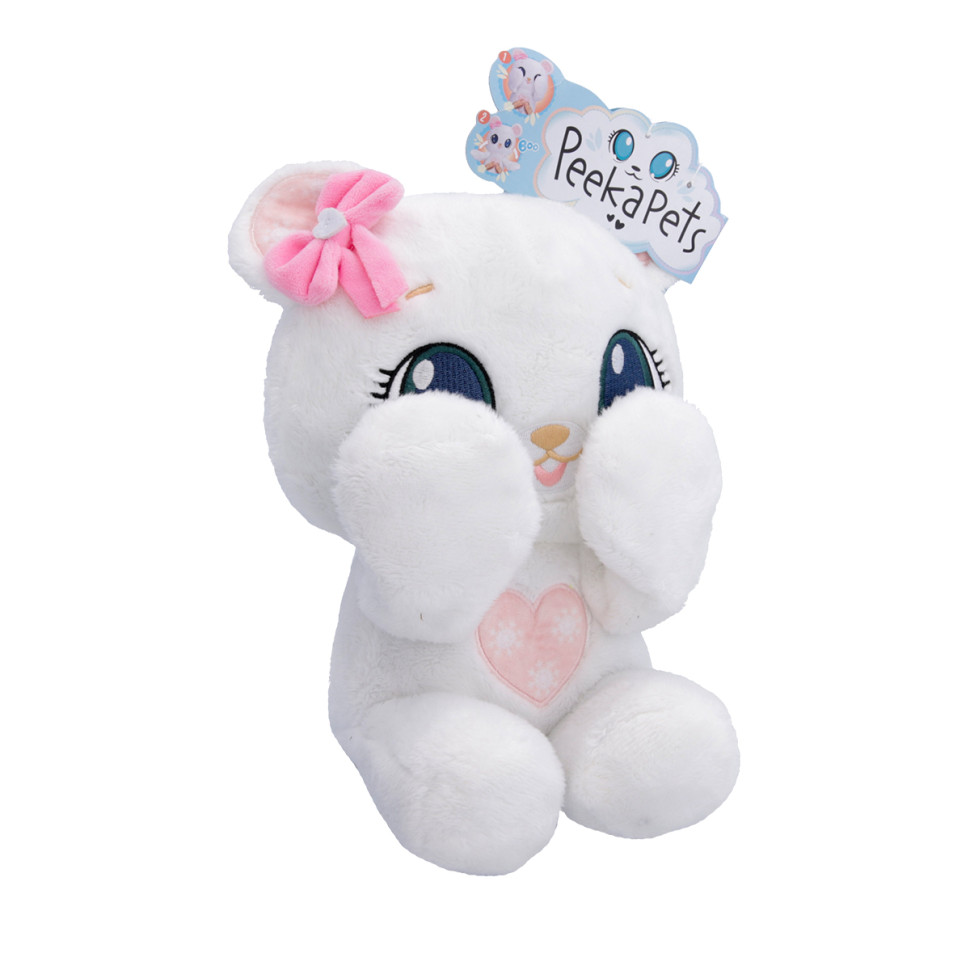 Мягкая игрушка Белый медведь Peekapets 907874, 30 см