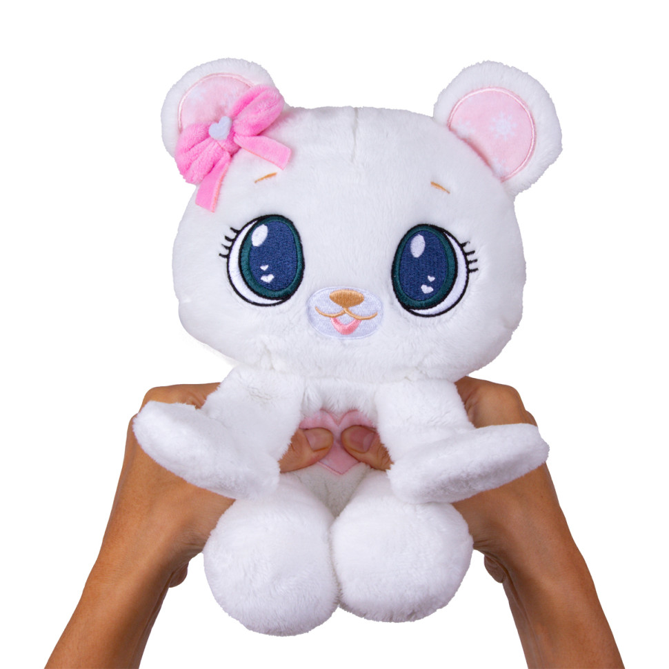 Мягкая игрушка Белый медведь Peekapets 907874, 30 см