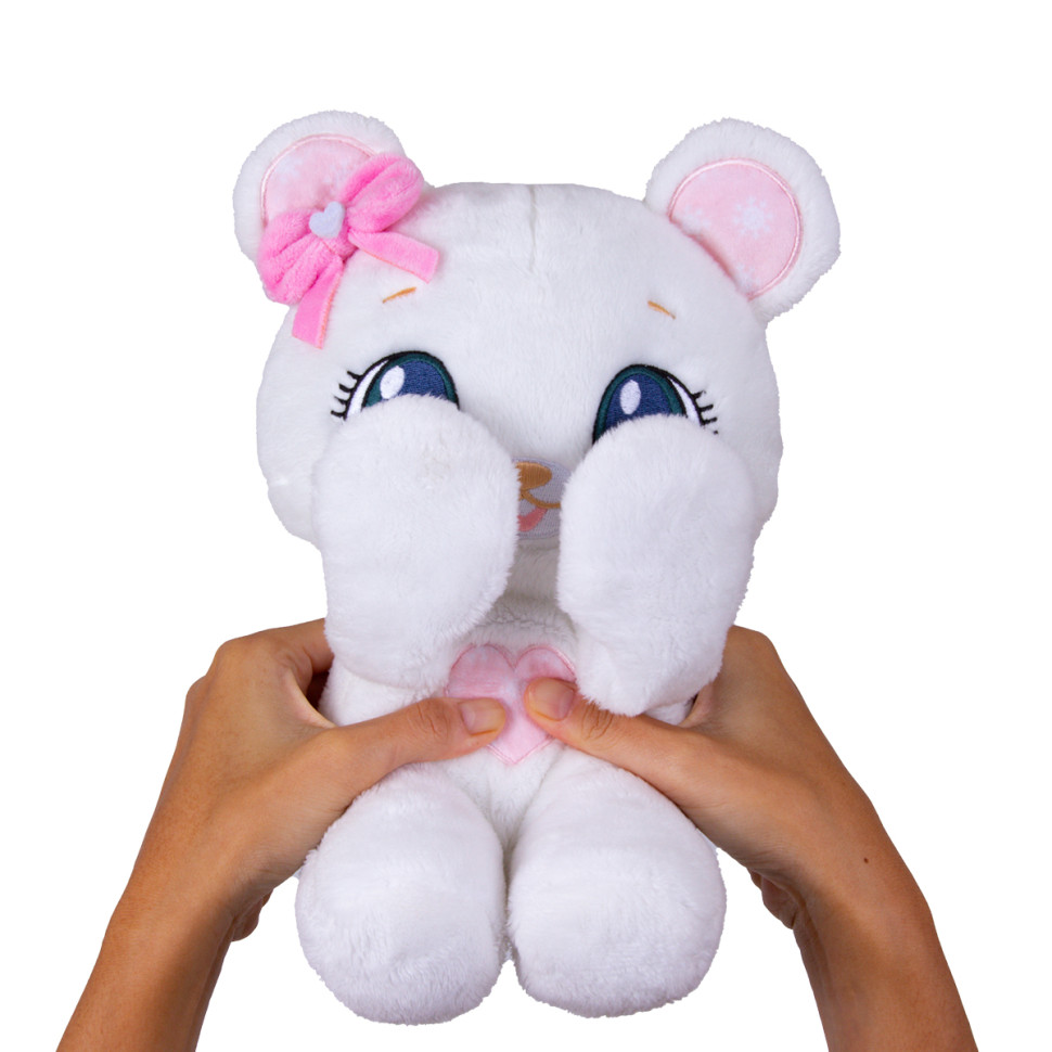Мягкая игрушка Белый медведь Peekapets 907874, 30 см