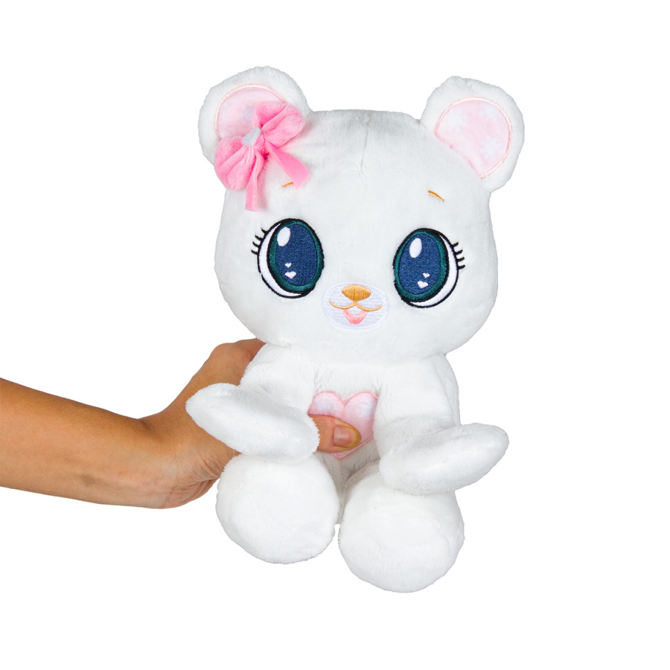Мягкая игрушка Белый медведь Peekapets 907874, 30 см