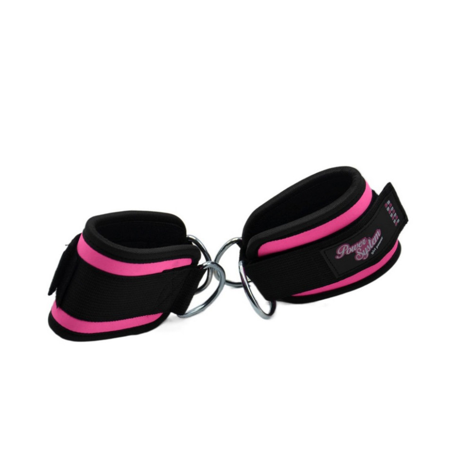 Манжеты на щиколотку Ankle Strap Gym Babe Power System PS-3450_Pink