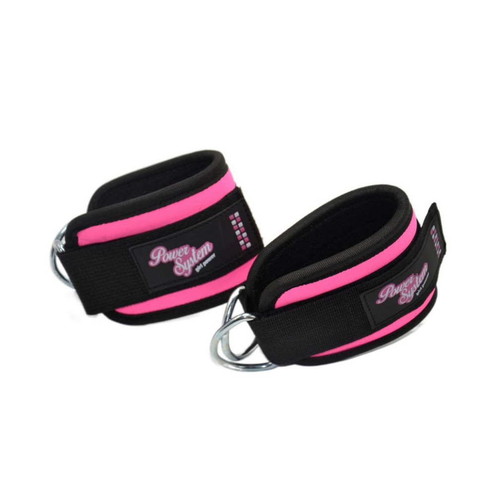 Манжеты на щиколотку Ankle Strap Gym Babe Power System PS-3450_Pink