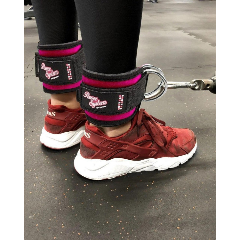 Манжеты на щиколотку Ankle Strap Gym Babe Power System PS-3450_Pink