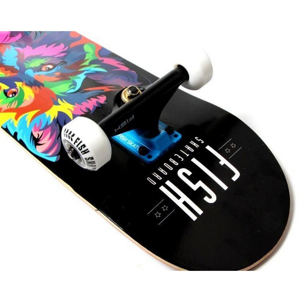 Скейтборд Skateboard wolf Fish 614112850 до 90 кг