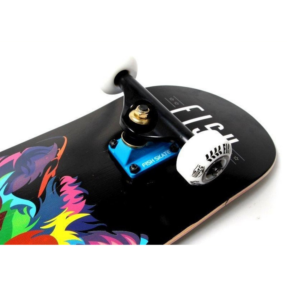 Скейтборд Skateboard wolf Fish 614112850 до 90 кг