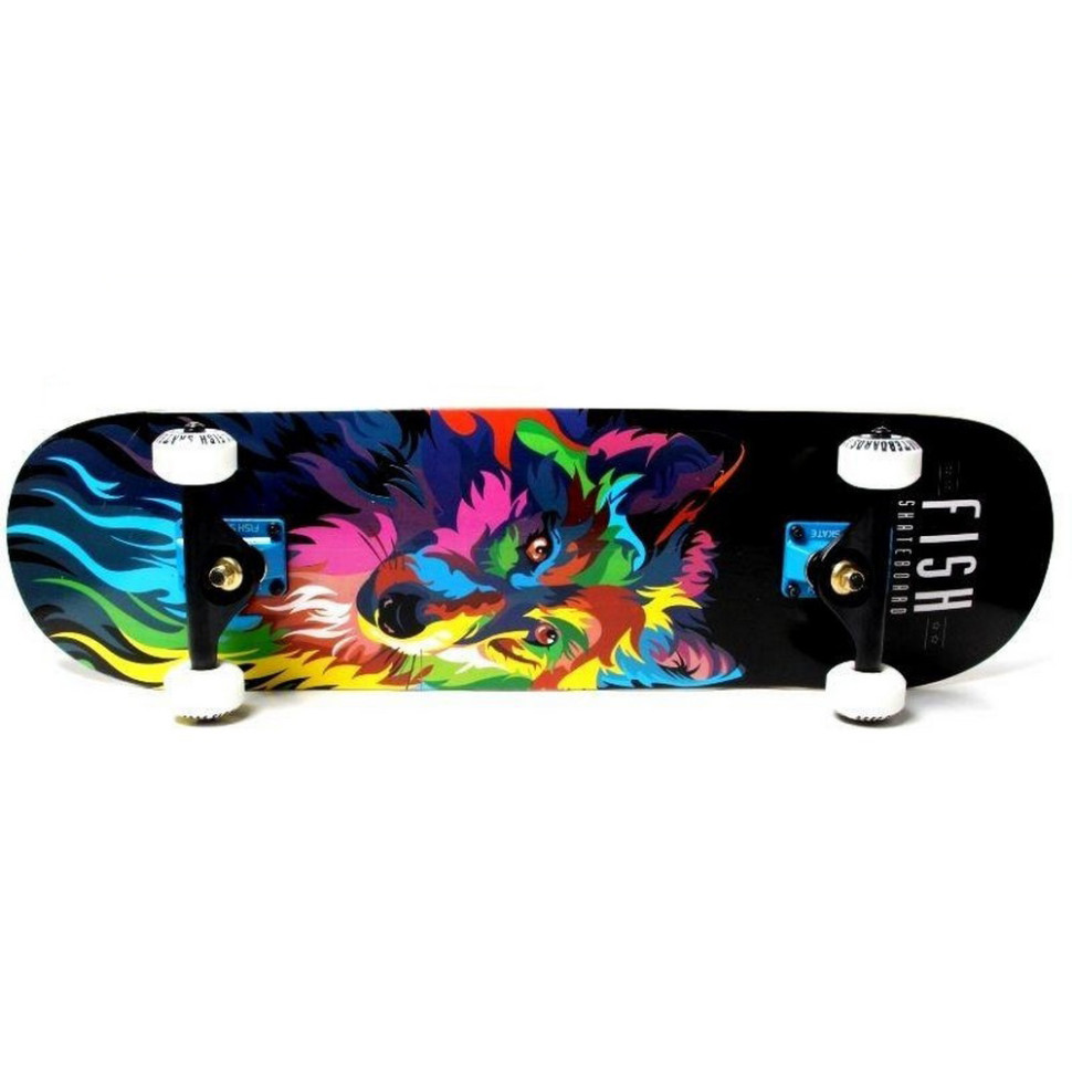 Скейтборд Skateboard wolf Fish 614112850 до 90 кг