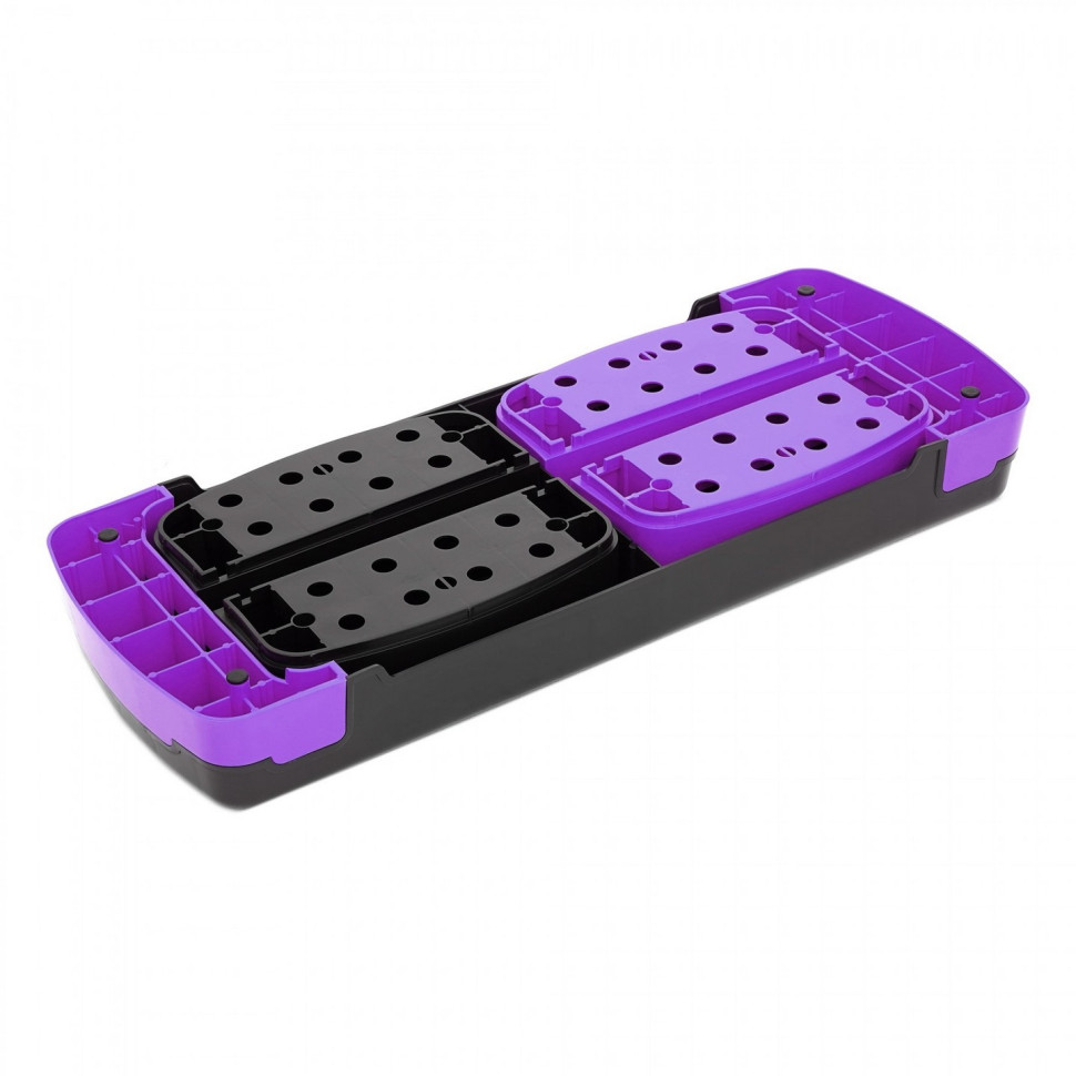 Степ-платформа 3-ступенчатая Cornix XR-0183, 78 х 29 х 10-20 см, Black/Purple