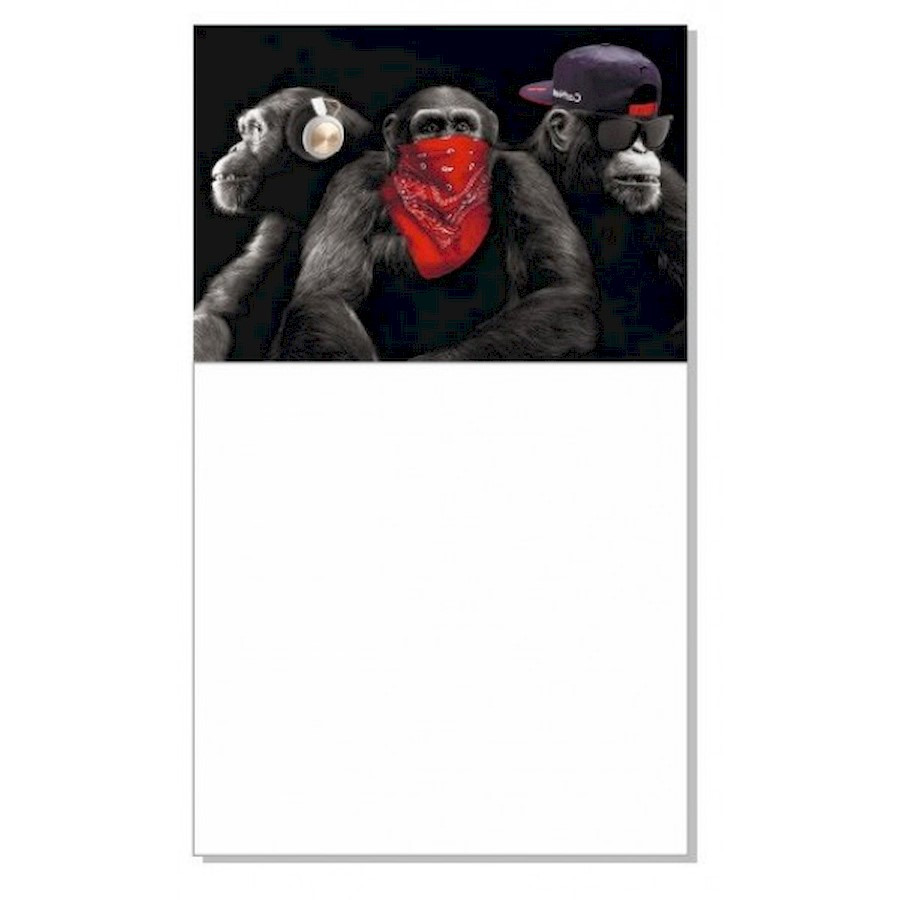 Блокнот з магнітом на холодильник Monkey Jumbi КТ01032302, 30 аркушів