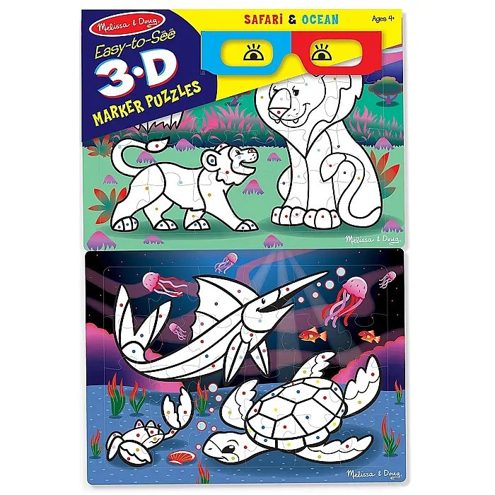 Набор для творчества пазл-раскраска 3D по точкам