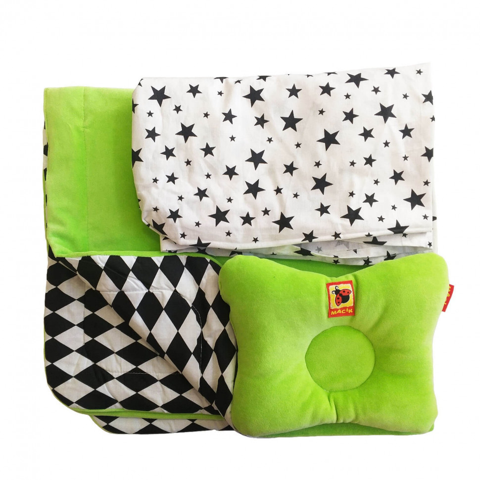 Детский постельный комплект Bed Set Newborn Macik МС 110512-08 подушка + одеяло + простыня
