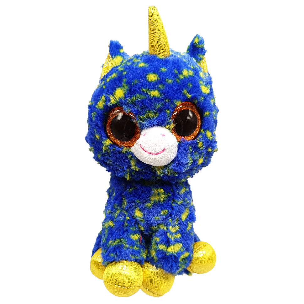 Детская мягкая игрушка Единорог Bambi PL0662(Unicorn-Blue) 23 см