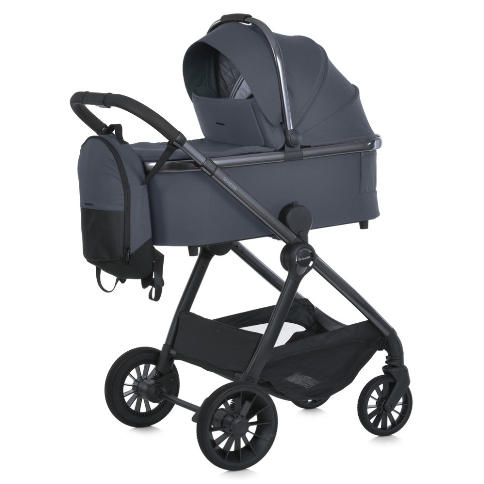 Детская универсальная коляска 2 в 1 RIVIERA El Camino ME 1183 Asphalt Gray