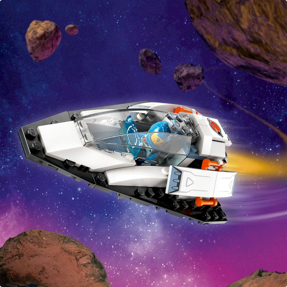 Конструктор Космічний корабель та дослідження астероїда LEGO 60429, 126 деталей