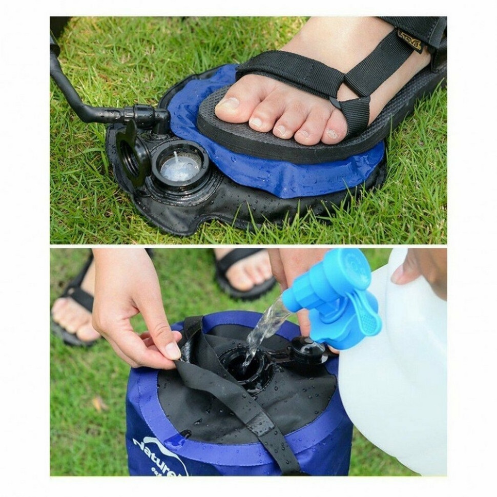 Душ кемпинговый NH17L101-D Naturehike 6927595721872, голубой