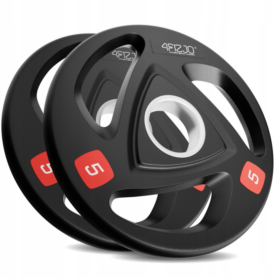 Диск олімпійський 4FIZJO P-5905973401241 2 x 5 кг 51 мм, металевий