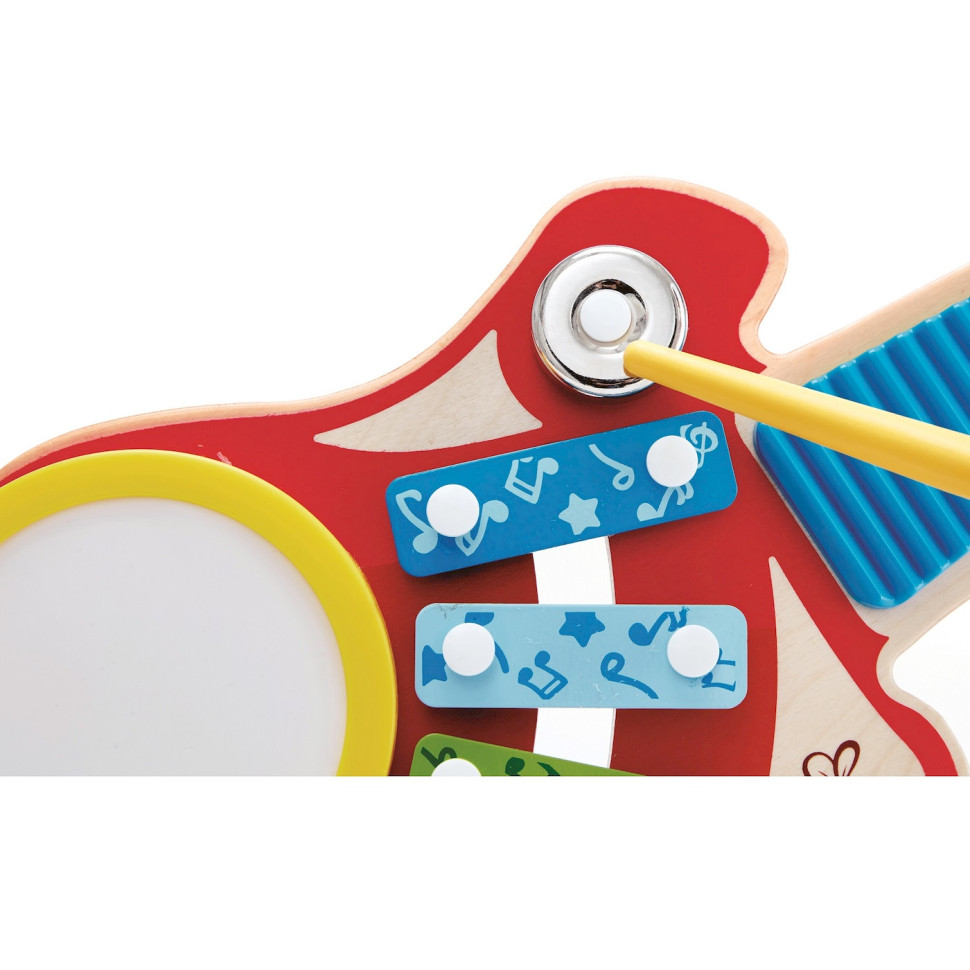 Детская гитара Мини-оркестр 6 в 1 Hape E0335 с ксилофоном