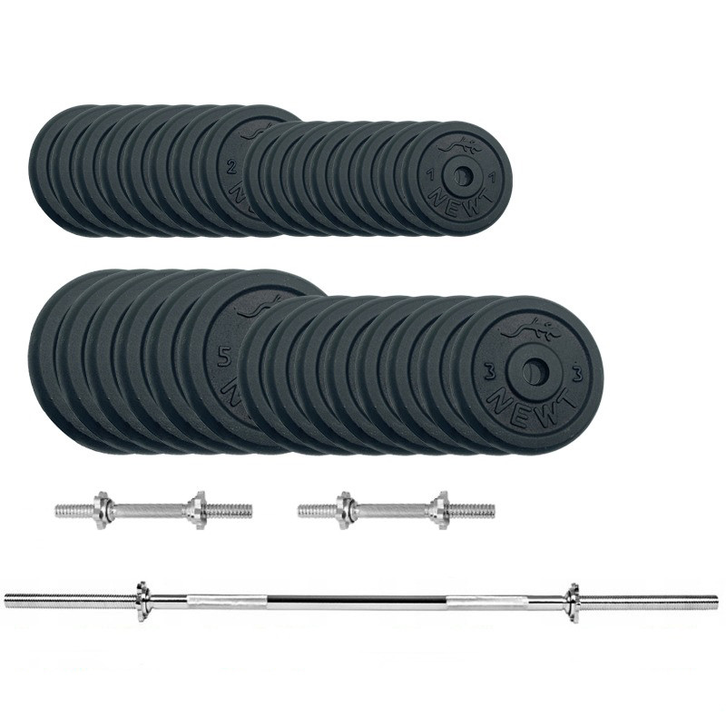 Набір штанга + гантелі металеві Gym Set-H Home Newt NE-M-H-SET-89, 89 кг