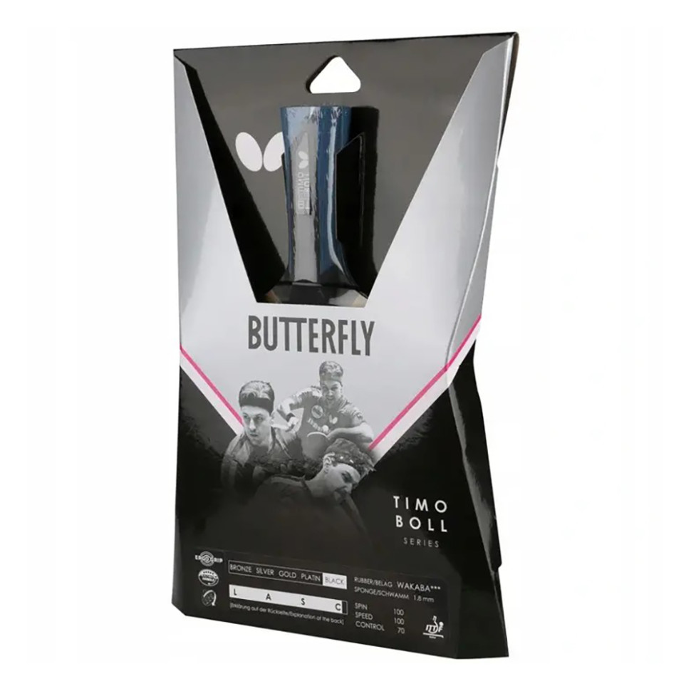 Ракетка для настільного тенісу Timo Boll Black NEW Butterfly 85031