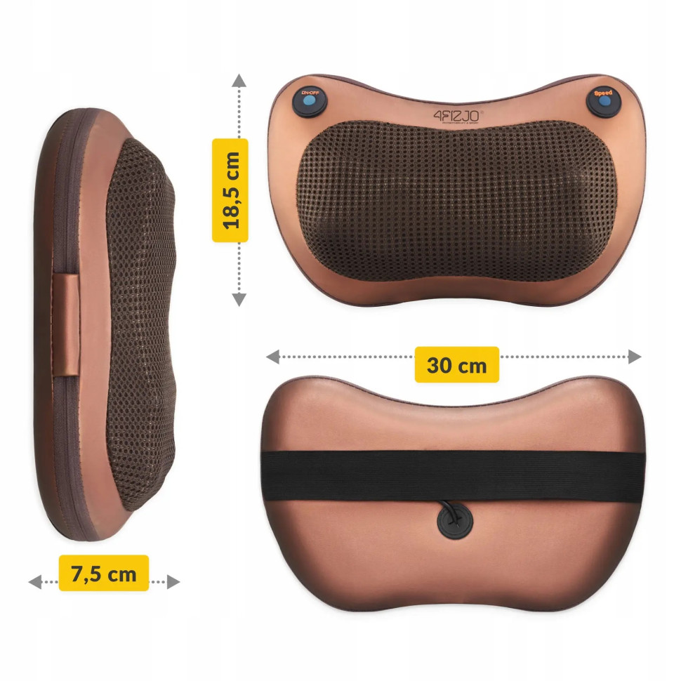 Подушка-масажер Shiatsu Pro+ 4FIZJO 4FJ0561 Brown