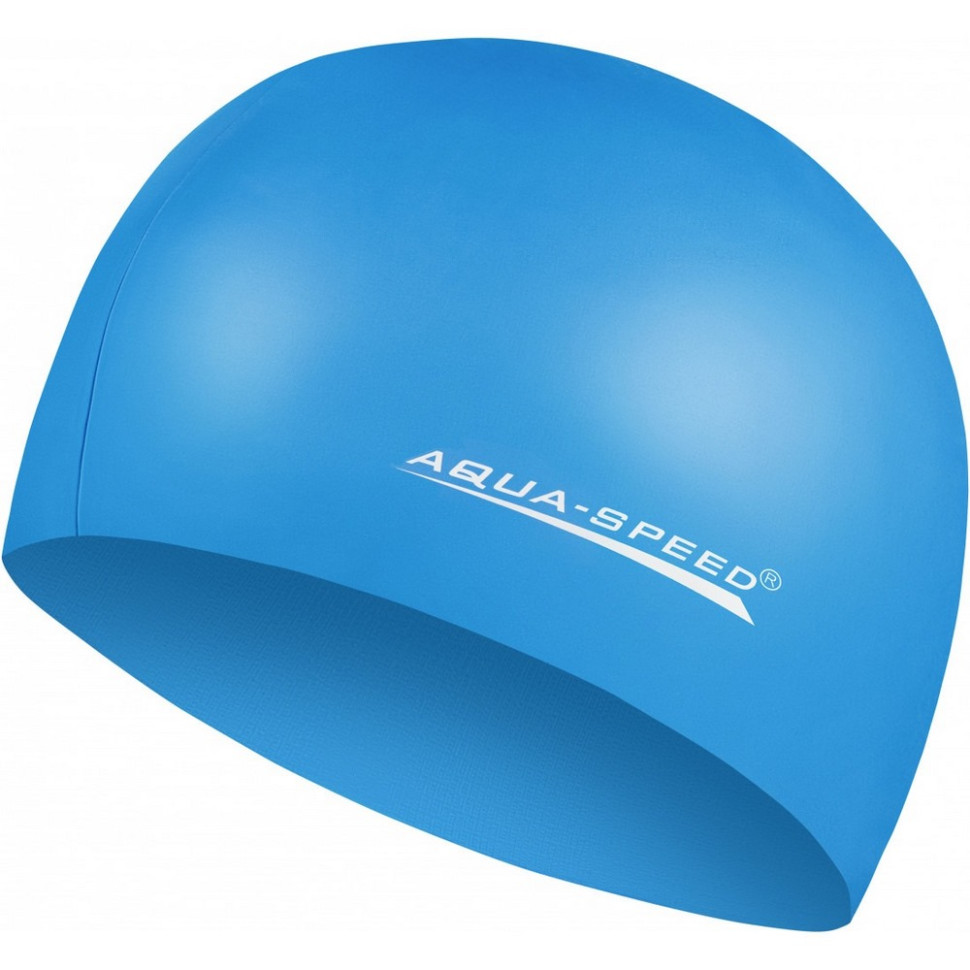 Шапка для плавання MEGA Aqua Speed​​ 100-23 блакитний, OSFM