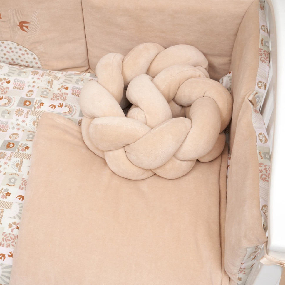 Постельный комплект белья BE HAPPY Twins 4078-TBH-02, 7 элементов