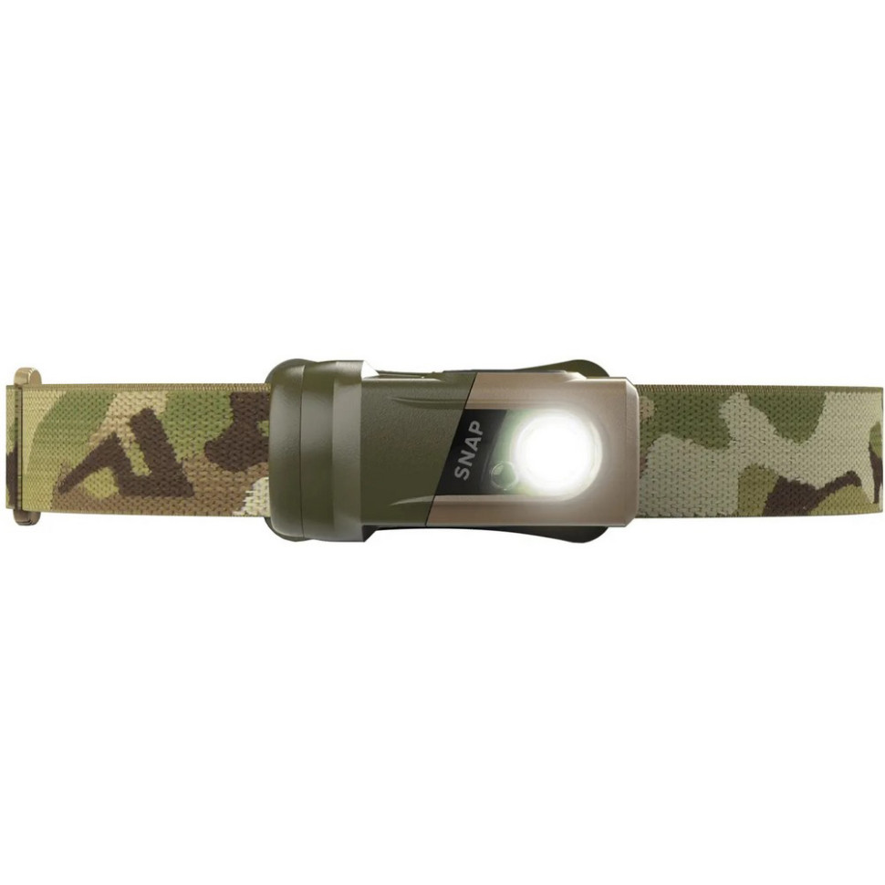 Фонарь налобный Snap Solo Princeton Tec SNSOLO23-MC, multicam 450 люмен