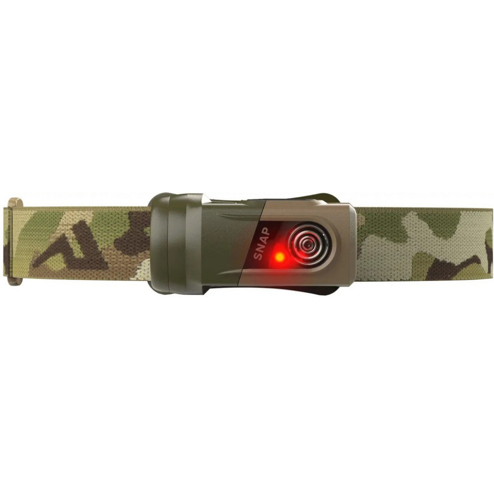 Фонарь налобный Snap Solo Princeton Tec SNSOLO23-MC, multicam 450 люмен