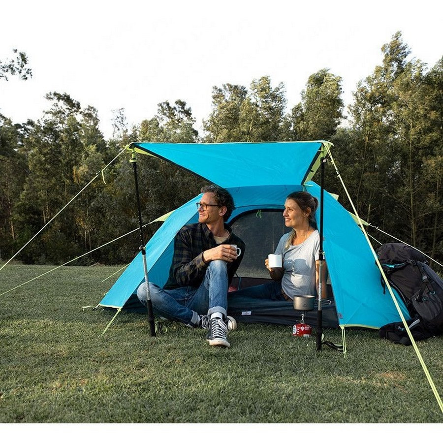 Намет двомісний P-Series NH18Z022-P Naturehike 6975641887911, 210T/65D, блакитний