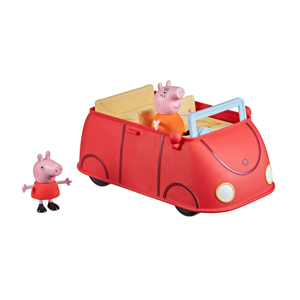 Ігровий набір Машина сім'ї Пеппи Peppa Pig F2184, 2 фігурки, звук