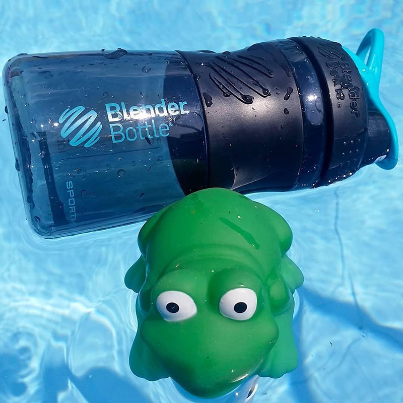 Шейкер спортивный (бутылка) SportMixer Flip BlenderBottle SM 20oz Black/Teal, 590 мл