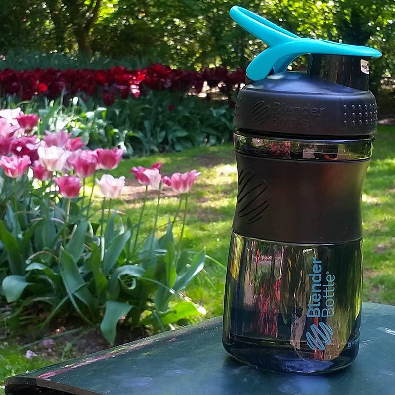 Шейкер спортивный (бутылка) SportMixer Flip BlenderBottle SM 20oz Black/Teal, 590 мл