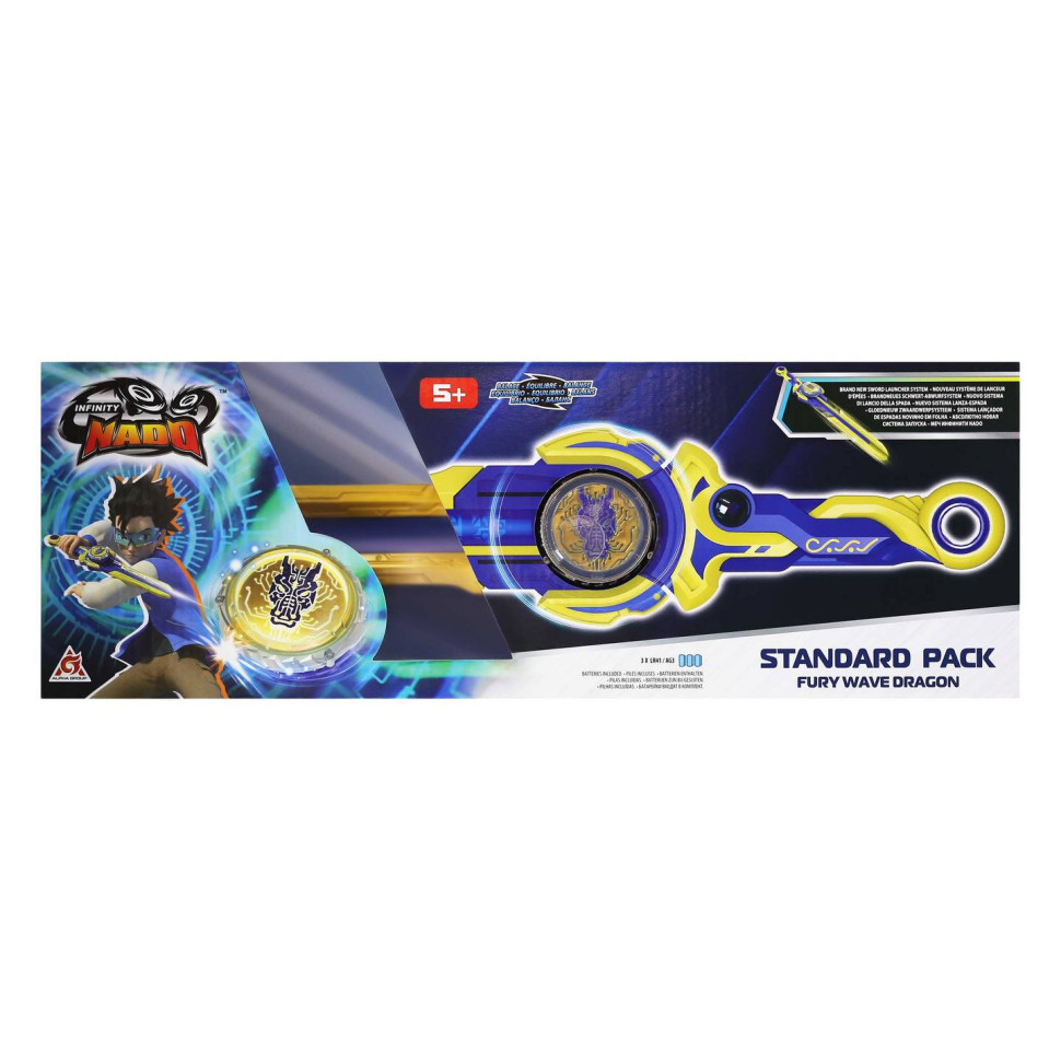 Волчок Infinity Nado EU654121 VI серия Standard Pack Fury Wave Dragon Яростный Дракон